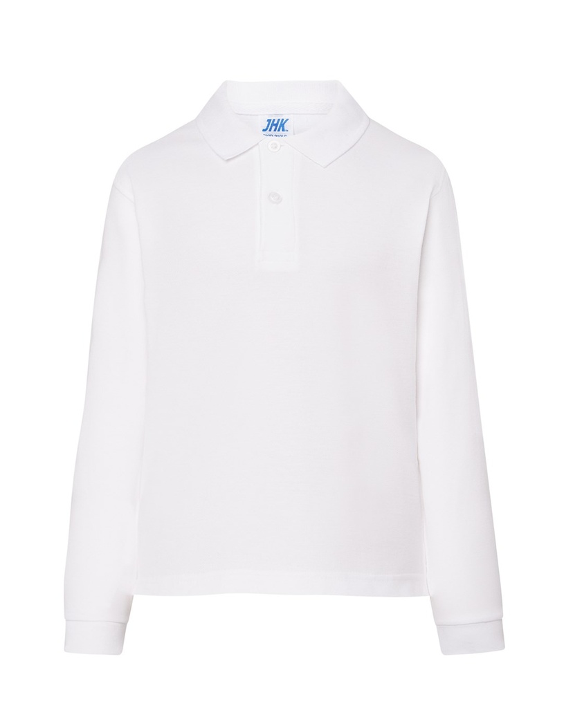 Koszulka Polo Dziecięca PKID 210 LS - White