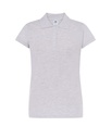 Koszulka Polo Damska Slim Bawelniana Pique JHK511 - Ash Melange