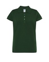 Koszulka Polo Damska Slim Bawelniana Pique POPL 200 - Bottle Green