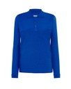Koszulka Polo Damska Slim POPL 200 LS - Royal Blue