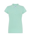 Koszulka Polo Damska Slim Bawelniana Pique POPL 200 - Mint Green