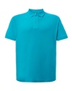 Koszulka Polo Klasyczna Bawelniana Pika PORA 210 - AQUAMARINE