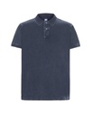 Koszulka Polo Klasyczna Bawelniana Pika JHK510 - Dark Blue Wash