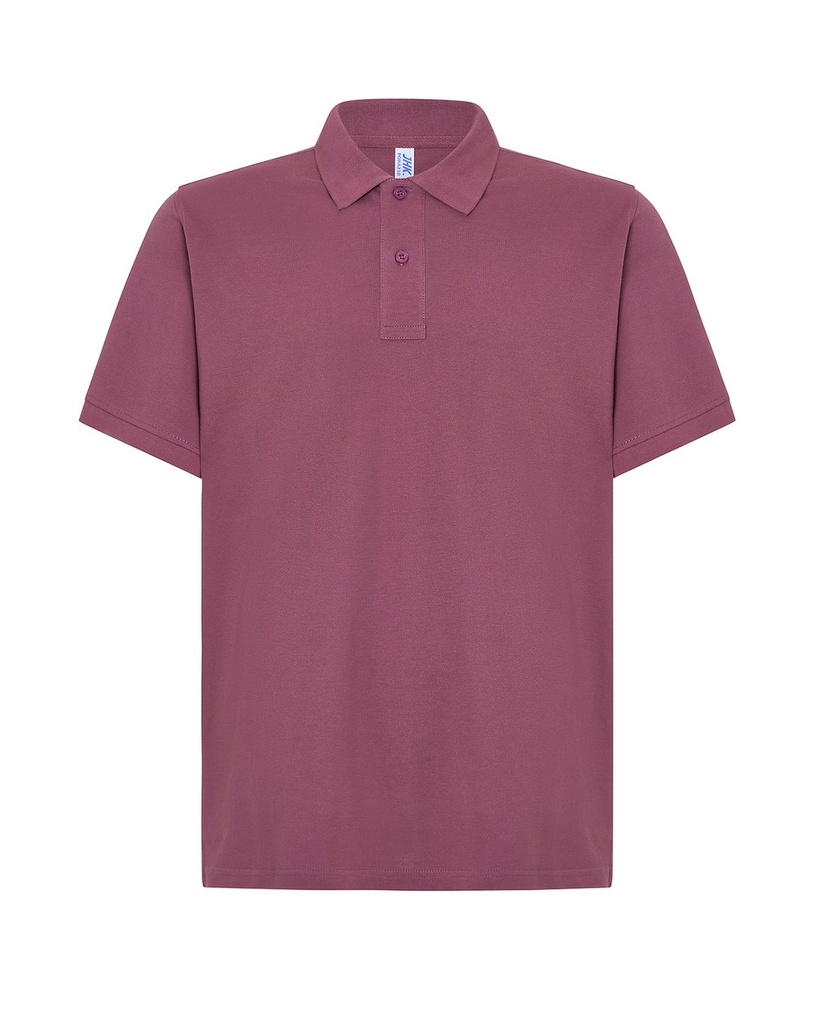 Koszulka Polo Klasyczna Bawelniana Pika JHK510 - Dusty Purple
