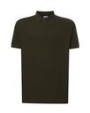 Koszulka Polo Klasyczna Bawelniana Pika JHK510 - Forest Green