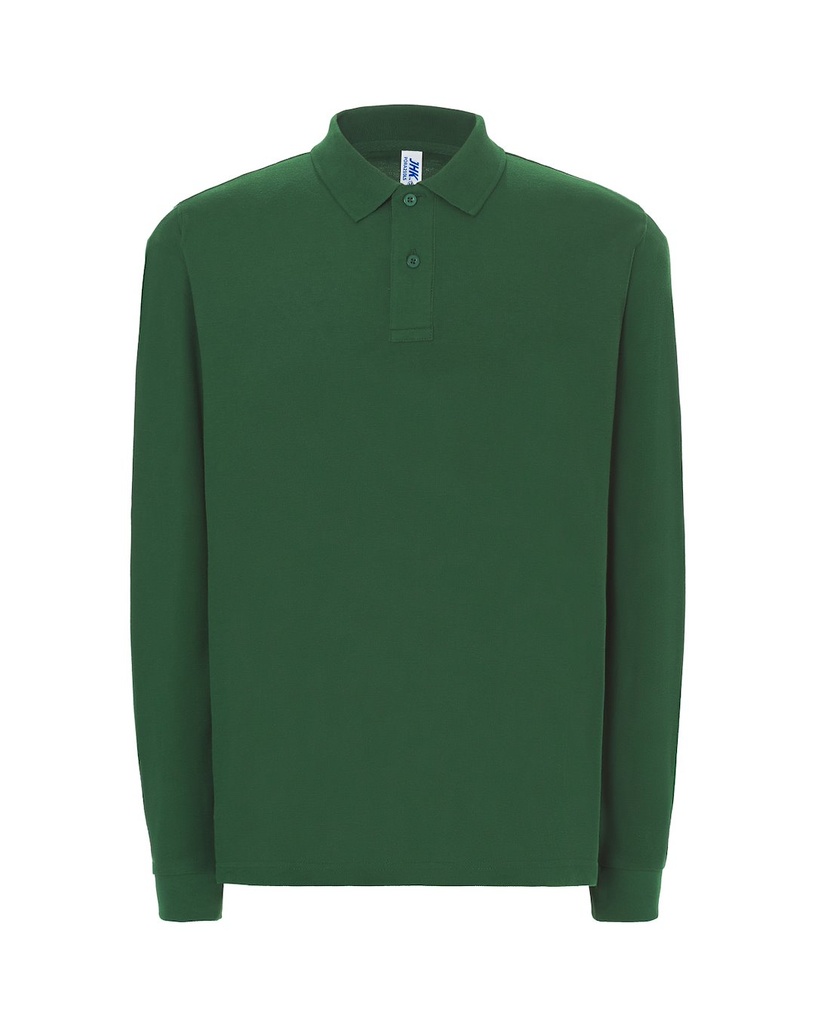 Koszulka Polo Slim PORA 210 LS - Bottle Green