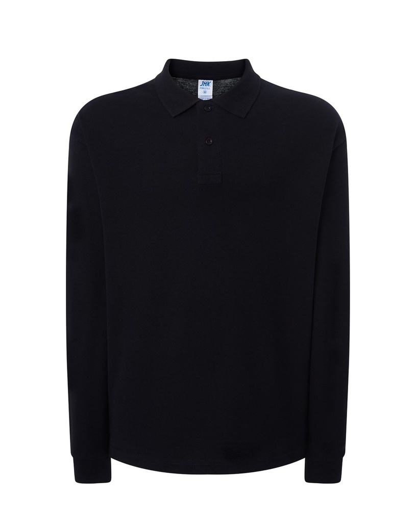 T-shirt z Długim Rękawem Bawełniany PORA 210 LS - Black