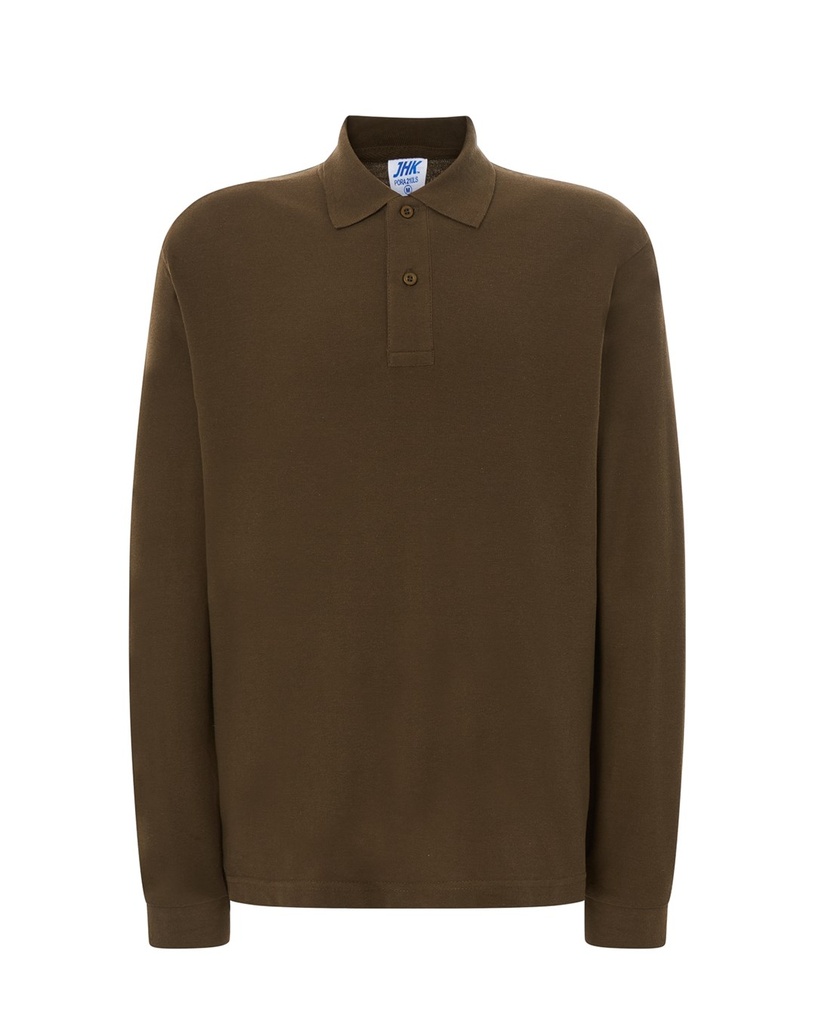 T-shirt z Długim Rękawem Bawełniany PORA 210 LS - Khaki