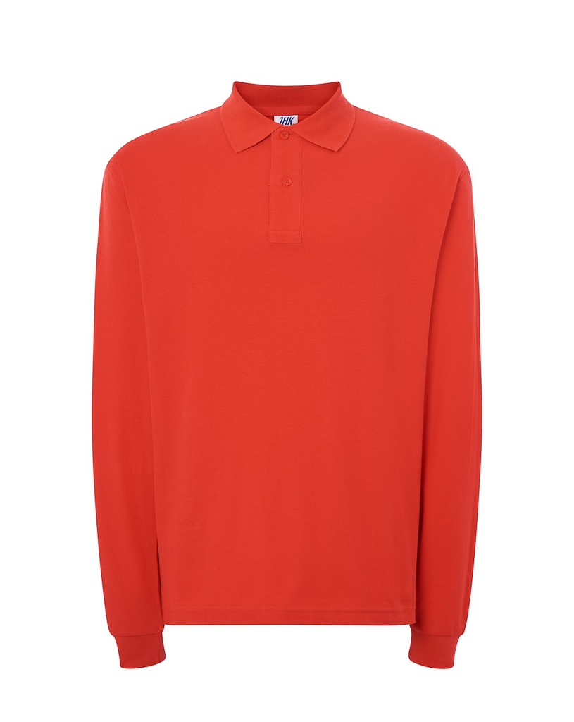 Koszulka Polo Slim PORA 210 LS - Warm Red
