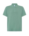 Koszulka Polo Klasyczna Bawelniana Pika JHK510 - MOSS GREEN