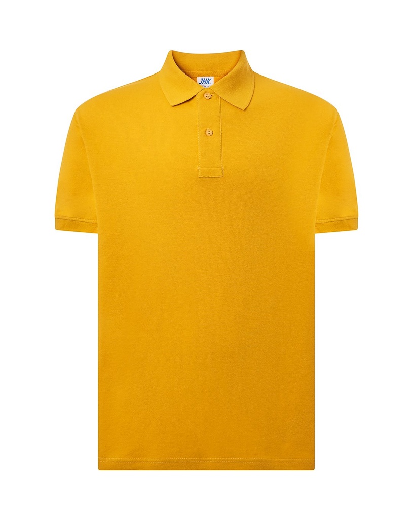 Koszulka Polo Klasyczna Bawelniana Pika JHK510 - Mustard