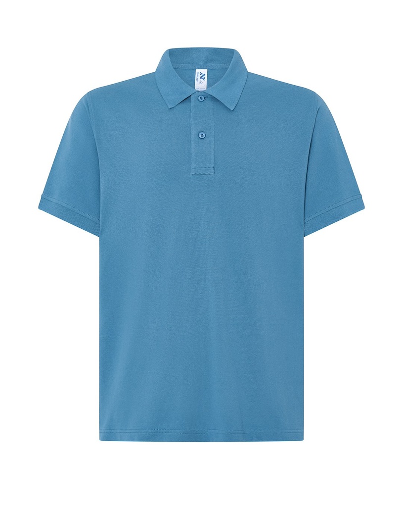 Koszulka Polo Klasyczna Bawelniana Pika JHK510 - Petrol Blue