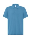 Koszulka Polo Klasyczna Bawelniana Pika JHK510 - Petrol Blue