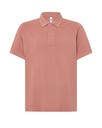 Koszulka Polo Klasyczna Bawelniana Pika JHK510 - Pink Vintage