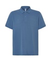 Koszulka Polo Klasyczna Bawelniana Pika JHK510 - Steel Blue