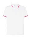 Koszulka Polo Klasyczna Bawelniana Pika PORA 210 - White/Red