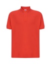 Koszulka Polo Klasyczna Bawelniana Pika JHK510 - Warm Red