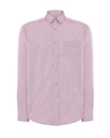 T-shirt Slim z Długim Rękawem Bawełniany SHA OXF - Burgundy