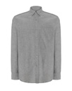 T-shirt Slim z Długim Rękawem Bawełniany SHA OXF - Dark Gray