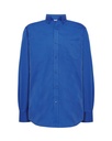 T-shirt Slim z Długim Rękawem Bawełniany SHA OXF - Royal Blue