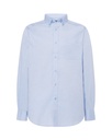 T-shirt Slim z Długim Rękawem Bawełniany SHA OXF - Sky Blue
