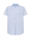 T-shirt Slim Bawełniany SHA OXFSS - Sky Blue