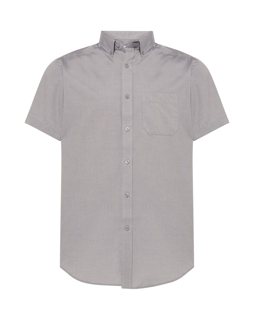 T-shirt Slim Bawełniany SHA OXFSS - Silver