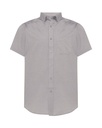 Koszula Slim SHA OXFSS - Silver