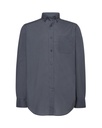 T-shirt Slim z Długim Rękawem Bawełniany SHA POP - Gray