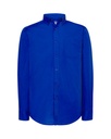 T-shirt Slim z Długim Rękawem Bawełniany SHA POP - Royal Blue
