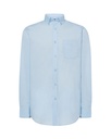 T-shirt Slim z Długim Rękawem Bawełniany SHA POP - Sky Blue