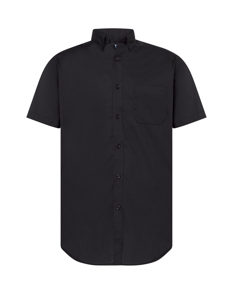 T-shirt Slim Bawełniany SHA POPSS - Black