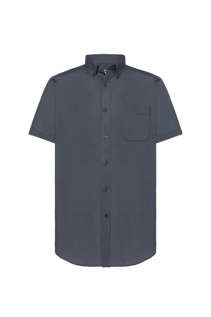 T-shirt Slim Bawełniany SHA POPSS - Gray