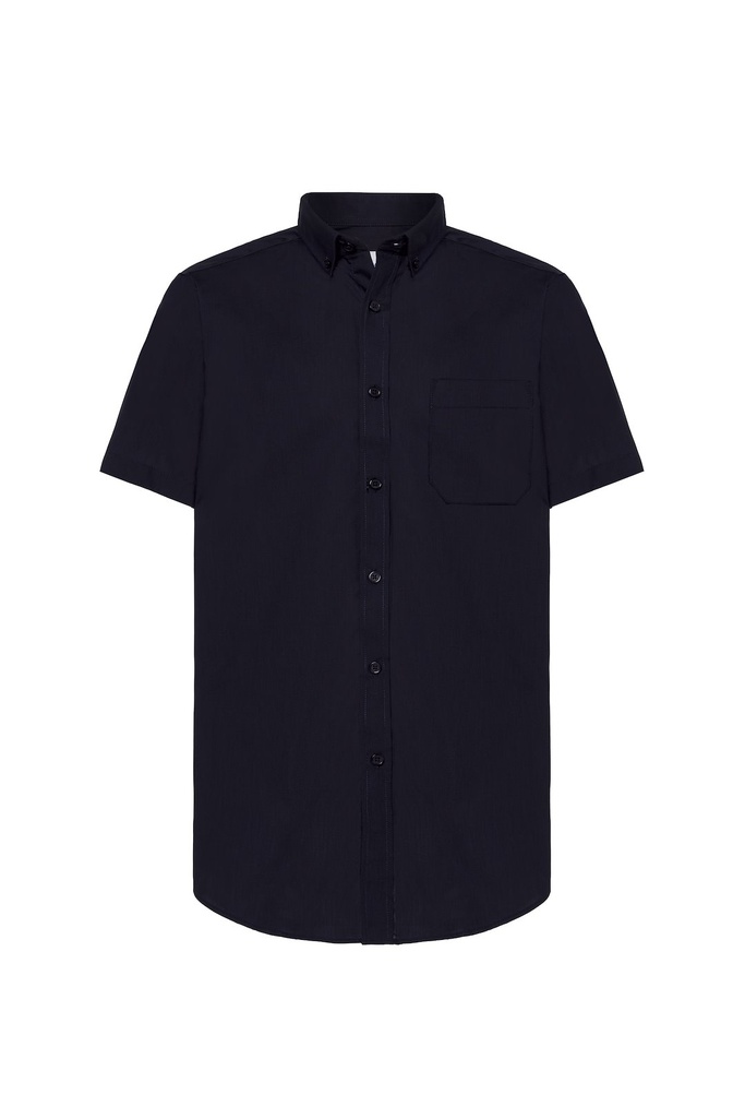 T-shirt Slim Bawełniany SHA POPSS - Navy