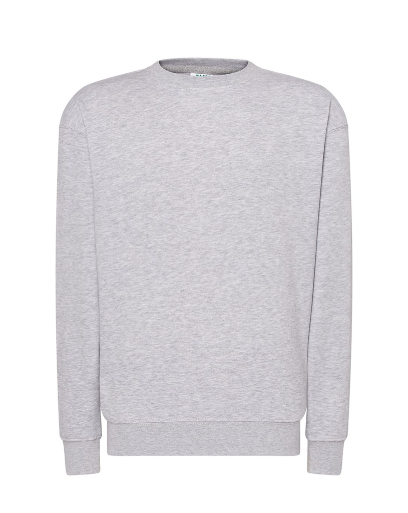 Bluza Unisex Klasyczna Poliester Bawelna JHK320 - Ash Melange