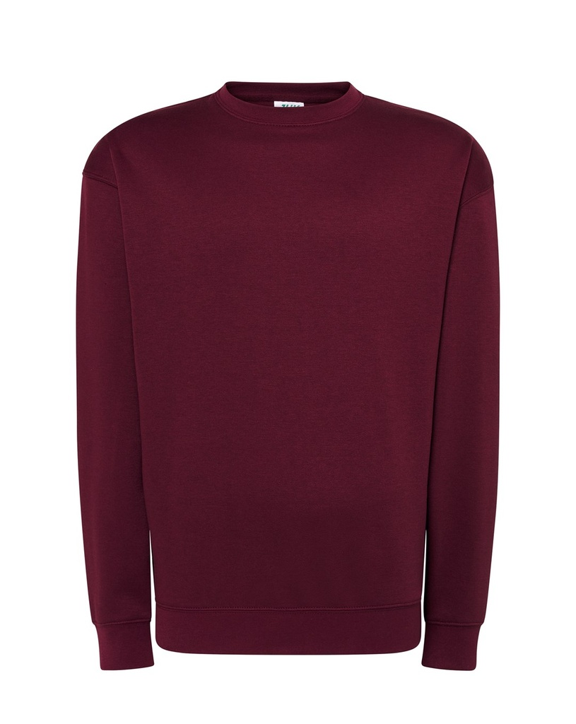 Bluza Unisex Klasyczna Poliester Bawelna SWRA 290 - Burgundy