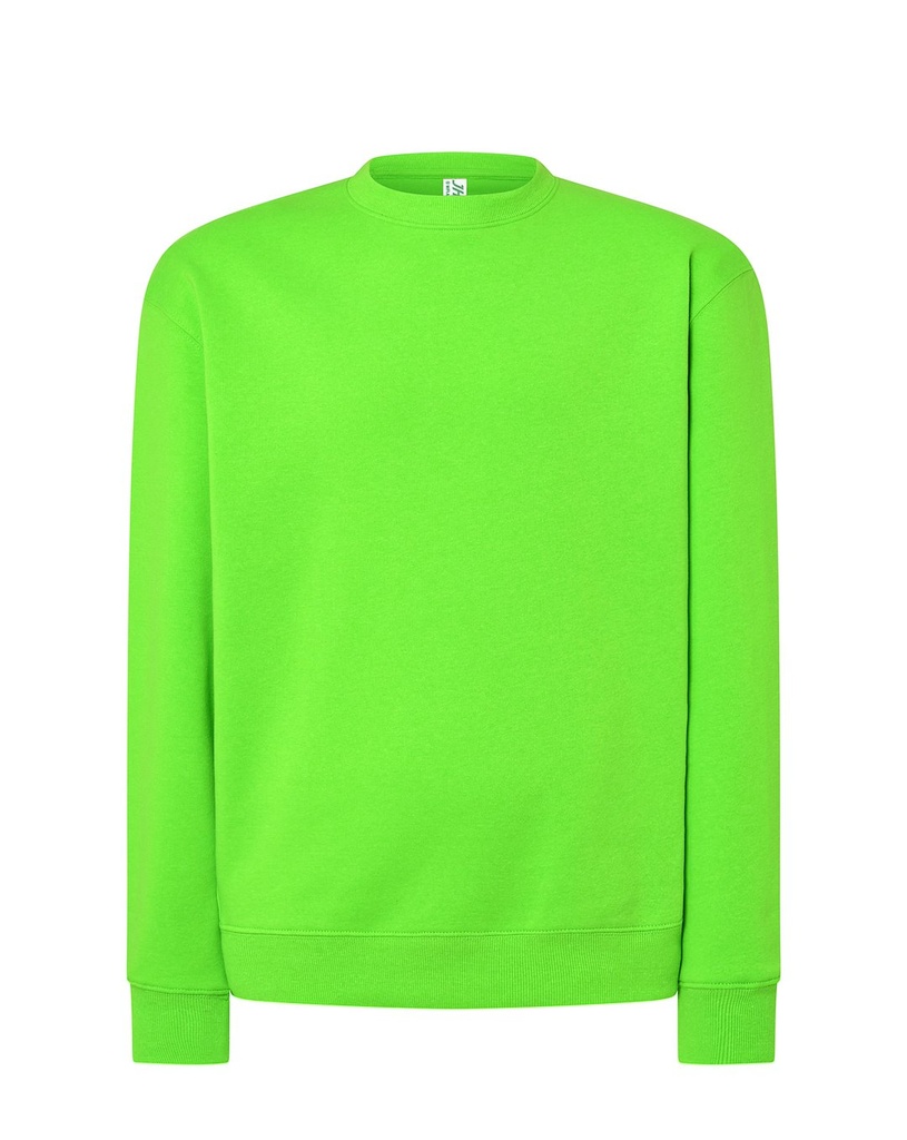 Bluza Unisex Klasyczna Poliester Bawelna SWRA 290 - Lime Fluor