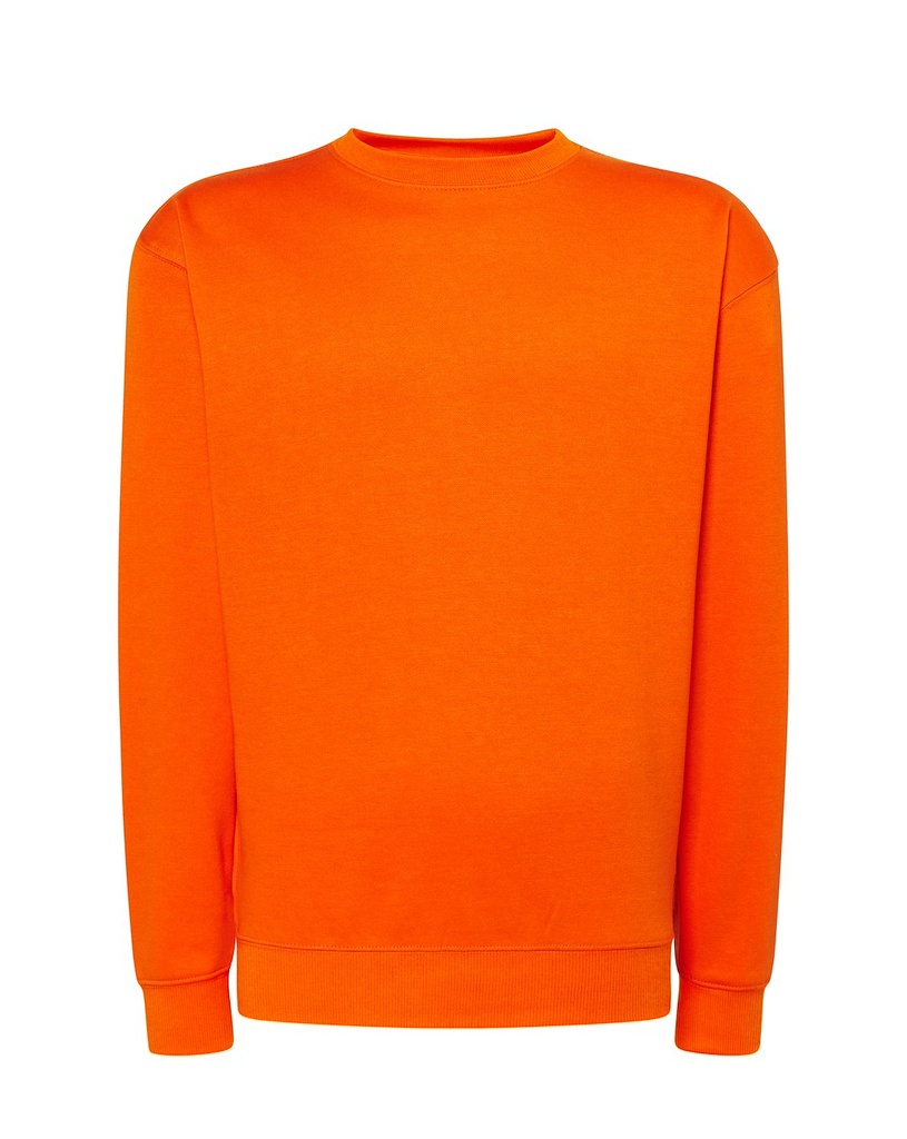 Bluza Unisex Klasyczna Poliester Bawelna JHK320 - Orange Fluor