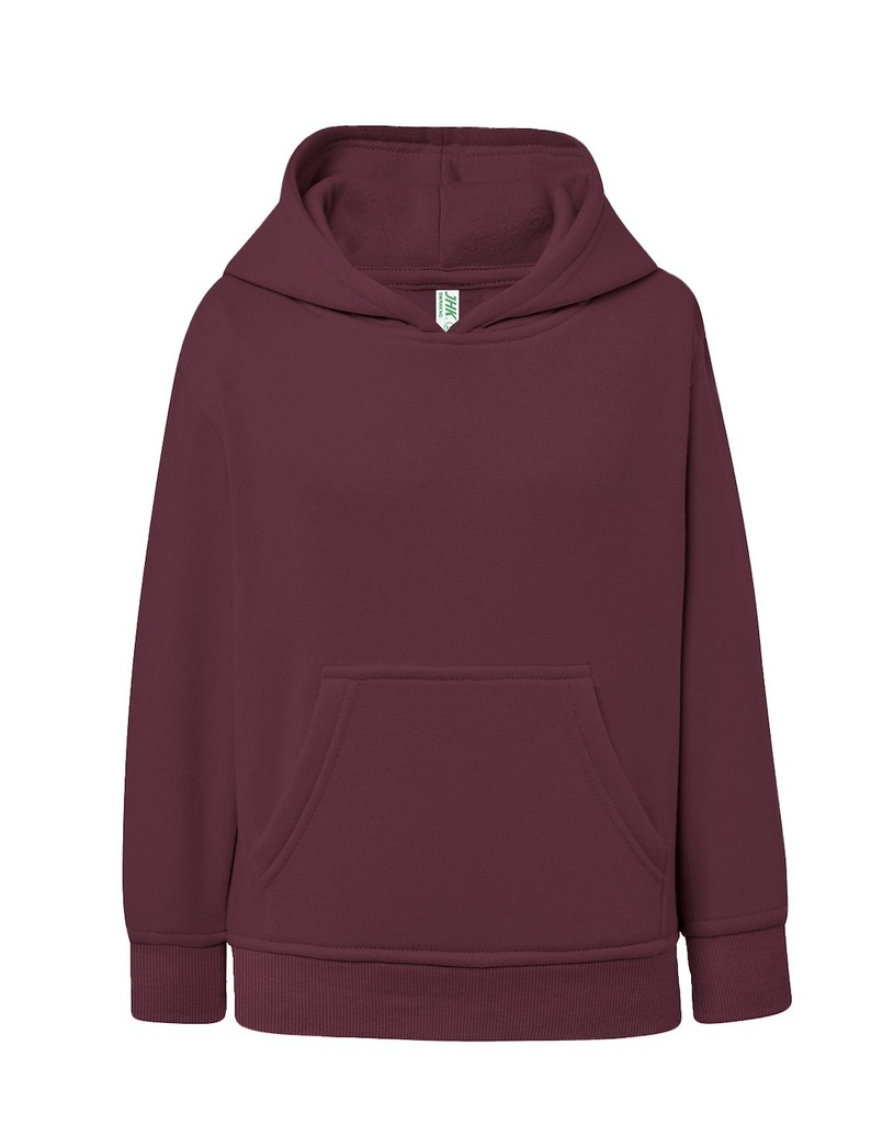 Bluza Dziecięca z Kapturem Poliestrowa SWRK KNG - Burgundy
