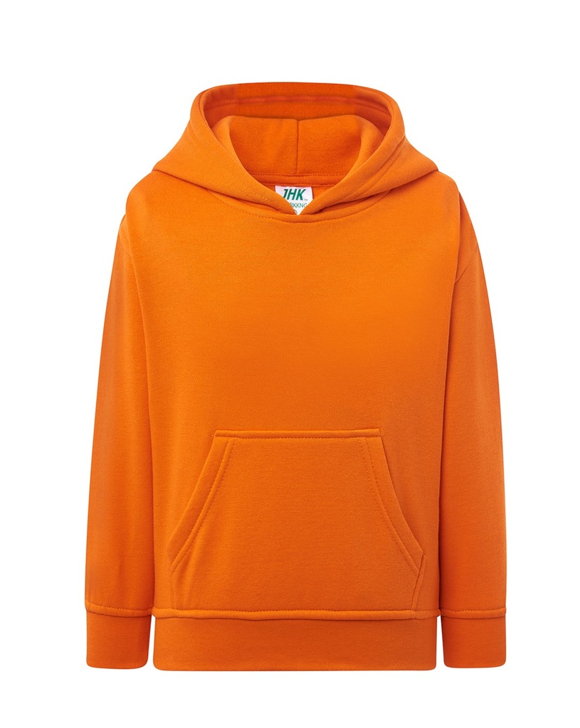 Bluza Dziecięca z Kapturem Rozpinana Poliestrowa SWRK KNG - Orange