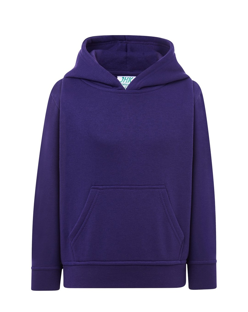 Bluza Dziecięca z Kapturem Rozpinana Poliestrowa SWRK KNG - Purple