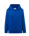 Bluza Dziecięca z Kapturem Rozpinana Poliestrowa SWRK KNG - Royal Blue
