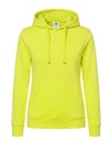 Bluza Damska Slim z Kapturem Poliestrowa SWUL KNG - Apple