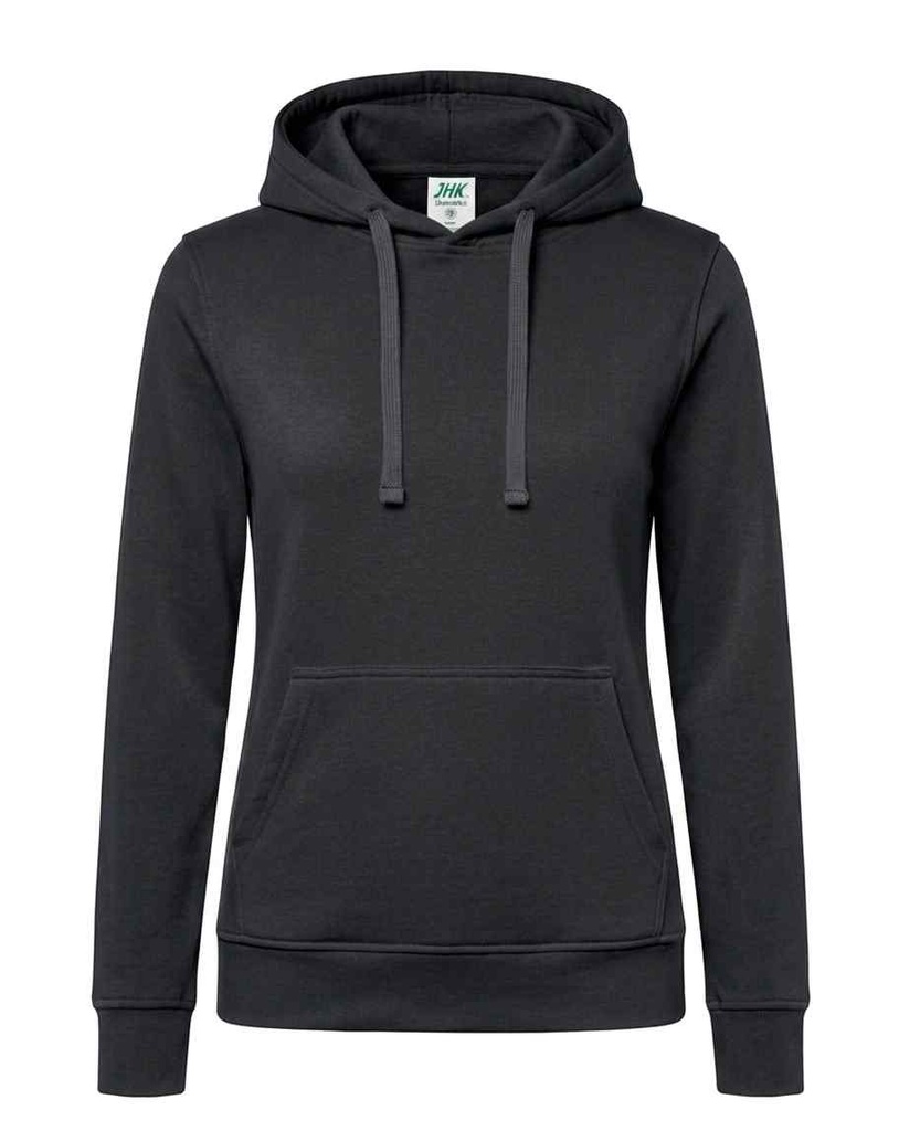 Bluza Damska Slim z Kapturem Poliestrowa SWUL KNG - Charcoal