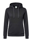 Bluza Damska Slim z Kapturem Poliestrowa SWUL KNG - Charcoal