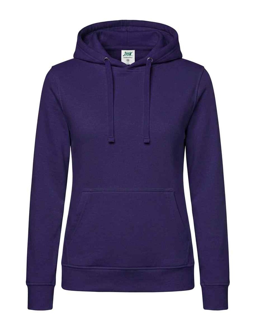 Bluza Damska Slim z Kapturem Poliestrowa SWUL KNG - Purple