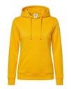 Bluza Damska Slim z Kapturem Poliestrowa SWUL KNG - Gold