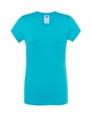 T-shirt Damski Bawełniany TSRL CMFP - Turquoise