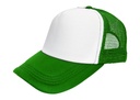 Czapka z Daszkiem CZ 5 P TRUCKER - Kelly Green/White