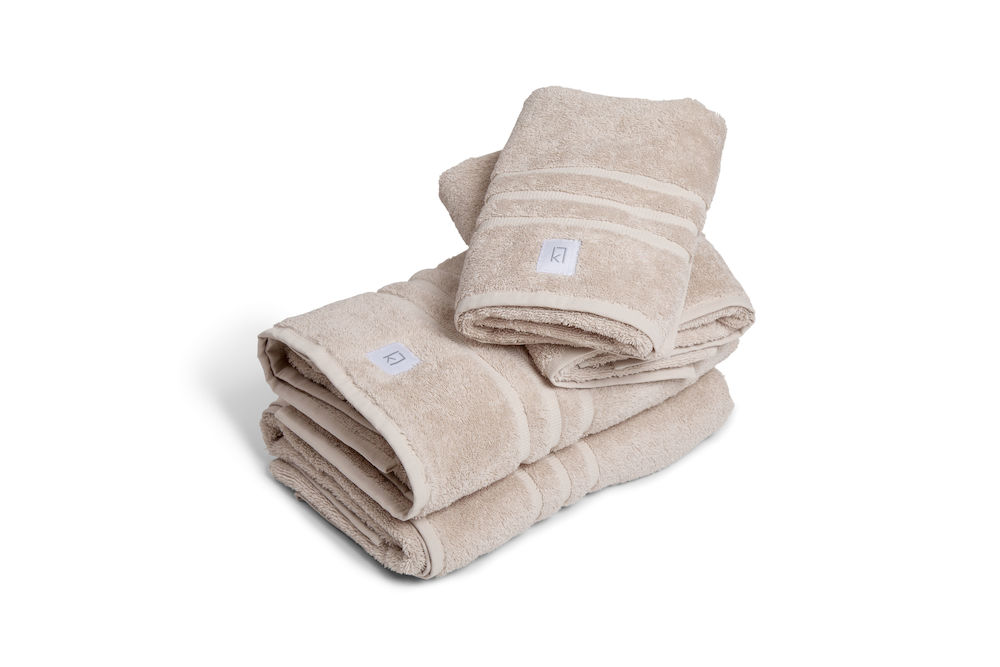 Ręcznik Kosta Linnewafveri 410934 - Piaskowy